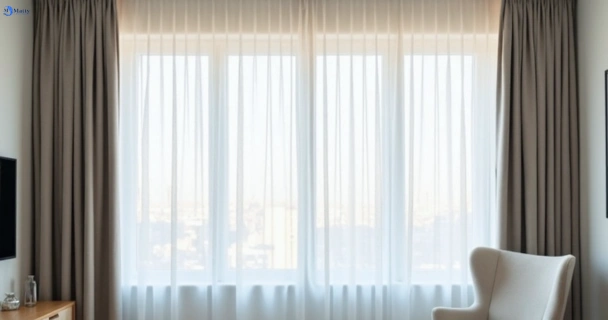 Restored vibrant drapes in banyo QLD after Matty Curtain Cleaning